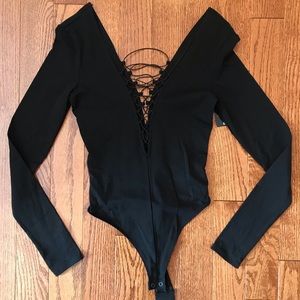 Express Lace Up Bodysuit